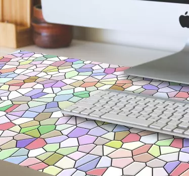 Mozaik színes formák egérpad minták - TenStickers