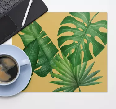Nagy levelek egérpad eredeti egérpad - TenStickers