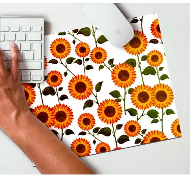 Napraforgó minta eredeti egérpad - TenStickers