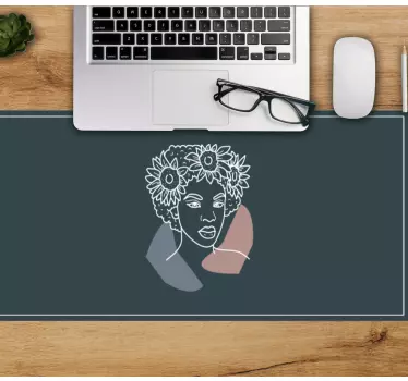 Napraforgós nő eredeti egérpad - TenStickers