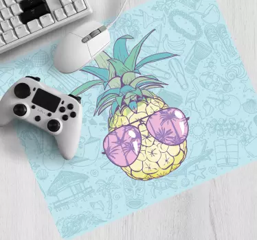 Napszemüveges ananász eredeti egérpad - TenStickers