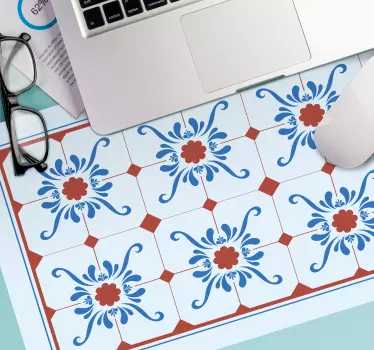 Növényi csempe kompozíció egérpad minták - TenStickers