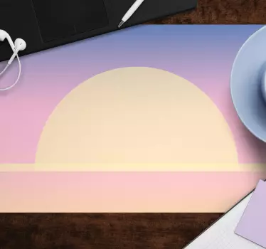 Nyugodt naplemente Átmenet egérpad minták - TenStickers