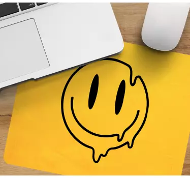 Olvadó mosoly ikon - mouse pad eredeti - TenStickers