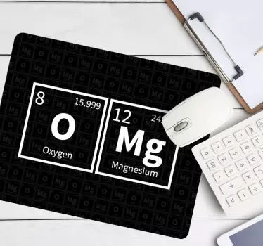 Omg kémiai elem szó egérpad idézőjelekkel - TenStickers