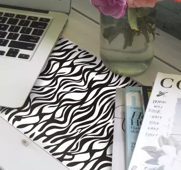 örvény zebra egér szőnyeg - TenStickers