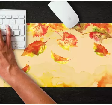 Őszi lehulló levél minták mouse pad - TenStickers