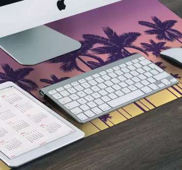 Pálmafa sziluett egérpad minták - TenStickers