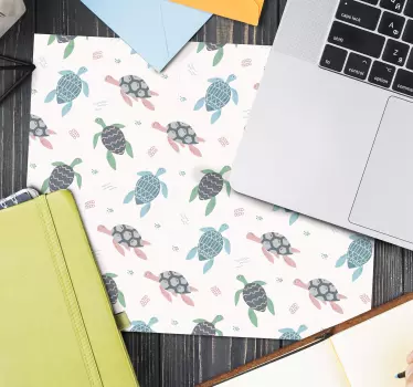 Puha színű teknős egér szőnyeg - TenStickers