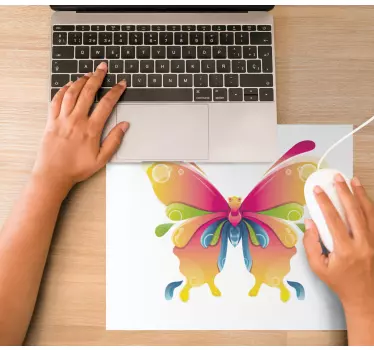 Ragyogó pillangó szimbólum mouse pad eredeti - TenStickers