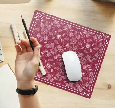 Részletes növényi illusztráció - mouse pad minták - TenStickers
