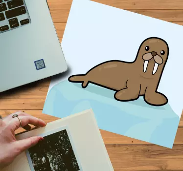 Rozmár illusztráció mouse pad eredeti - TenStickers