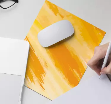 Sárga eredeti vinil egérpad - TenStickers