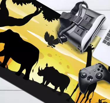Savanna silhouette scene mouse pad eredeti - TenStickers