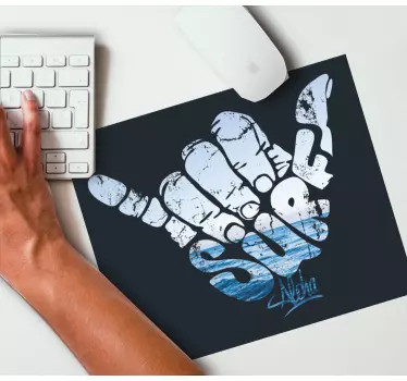 Shaka kézjel - mouse pad eredeti - TenStickers