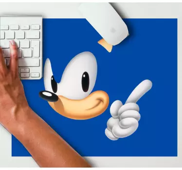 Sonic rajzfilmfigura anime egér szőnyeg - TenStickers