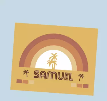 Személyre szabott szivárvány mintás egérpad - TenStickers