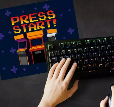 Szerencsejáték egérpad retro arcade gépekhez - TenStickers
