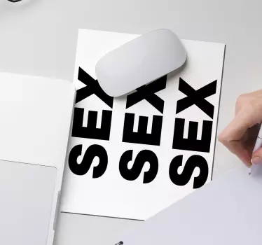Szex eredeti vinil egérpad - TenStickers