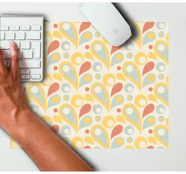 Színes absztrakt formák mouse pad minták - TenStickers
