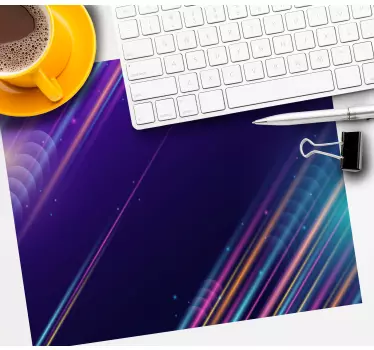 Színes absztrakt vonalak mouse pad minták - TenStickers