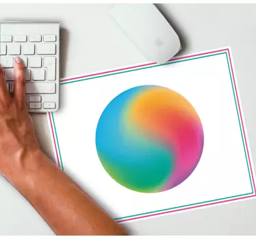 Színes Átmenetes gömb egérpad minták - TenStickers