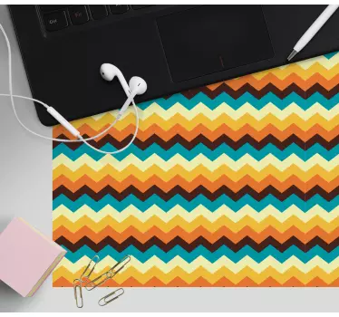 Színes cikkcakk minták mouse pad minták - TenStickers