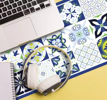 Színes csempe minták - mouse pad minták - TenStickers