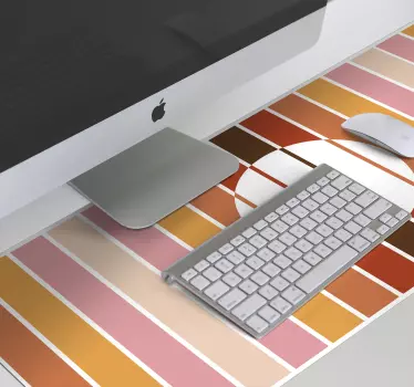 Színes csíkos elrendezés mouse pad minták - TenStickers