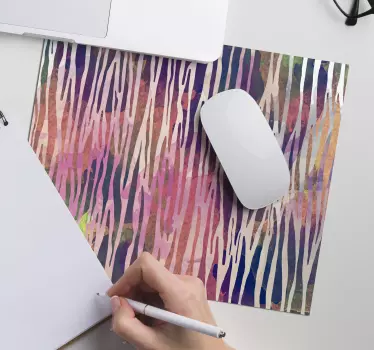 Színes csíkos textúra mouse pad minták - TenStickers