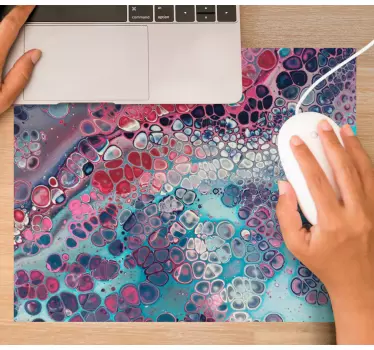 Színes folyékony textúra mouse pad minták - TenStickers