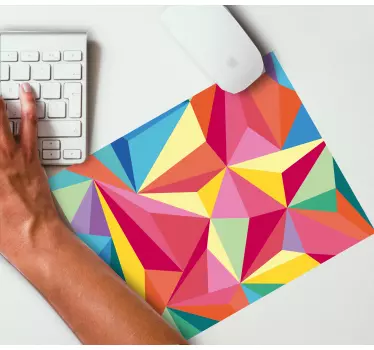 Színes geometrikus formák egérpad minták - TenStickers
