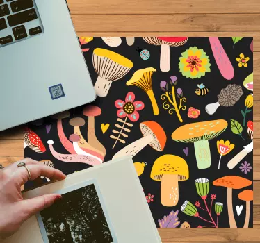 Színes gomba kollekció egérpad minták - TenStickers