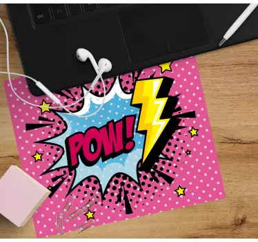 Színes képregény kifejezés mouse pad eredeti - TenStickers