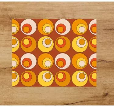 Színes kör minták - mouse pad minták - TenStickers