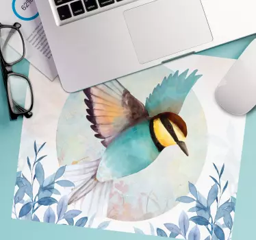 Színes madárrepülés mouse pad eredeti - TenStickers