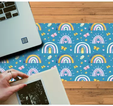 Színes szivárvány minták - mouse pad minták - TenStickers