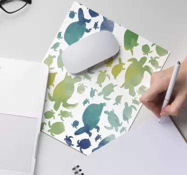 Színes teknős csomag egér szőnyeg - TenStickers