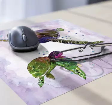 Színes teknősök mouse pad eredeti - TenStickers