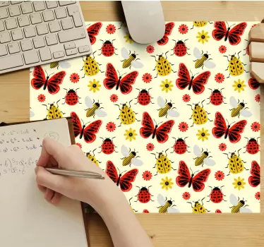 Színes természeti elemes mouse pad minták - TenStickers
