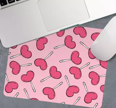 Szívnyalóka minta egérpad minták - TenStickers