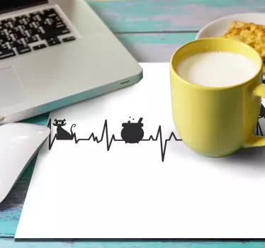Szívverés Állatfigurák egérpad eredeti - TenStickers