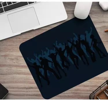 Tánc siluettek kollázs - egérpad eredeti - TenStickers