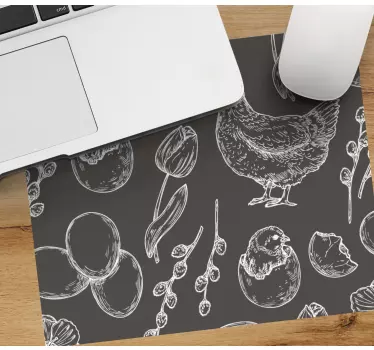 Tavaszi csirke tojás modern eredeti egérpad - TenStickers
