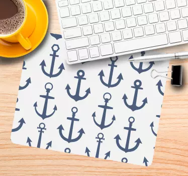 Tengeri horgony ismétlés egérpad minták - TenStickers