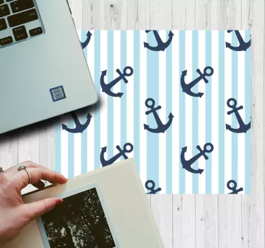 Tengeri horgony koncepció egérpad minták - TenStickers