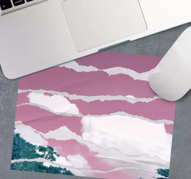 Texturált felhőrétegek egérpad minták - TenStickers