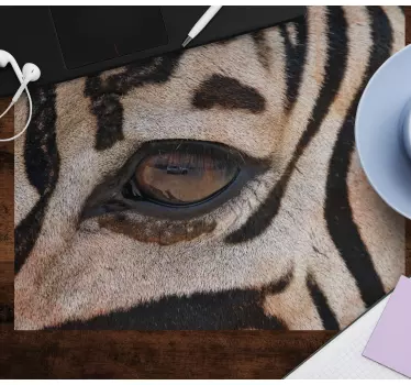 Tigris szem közeli eredeti egérpad - TenStickers