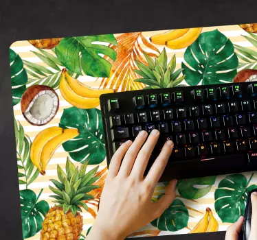 Trópusi gyümölcs minták - mouse pad minták - TenStickers