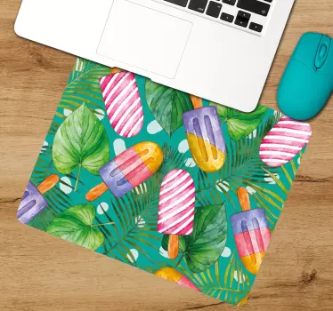 Trópusi jégpálcikák egérpad minták - TenStickers